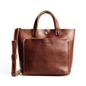 Portland Leather Goods Mini Crossbody Tote